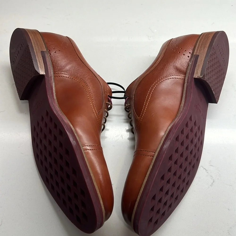 Ted Baker Men's Tan‎ Quidion Oxford Shoe Size 10 New